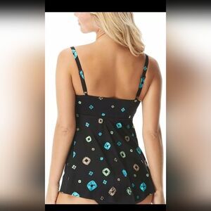 NEW Contours by Coco Reef Shapemakers Swim Top Tankini Pool Beach 34D Size 10